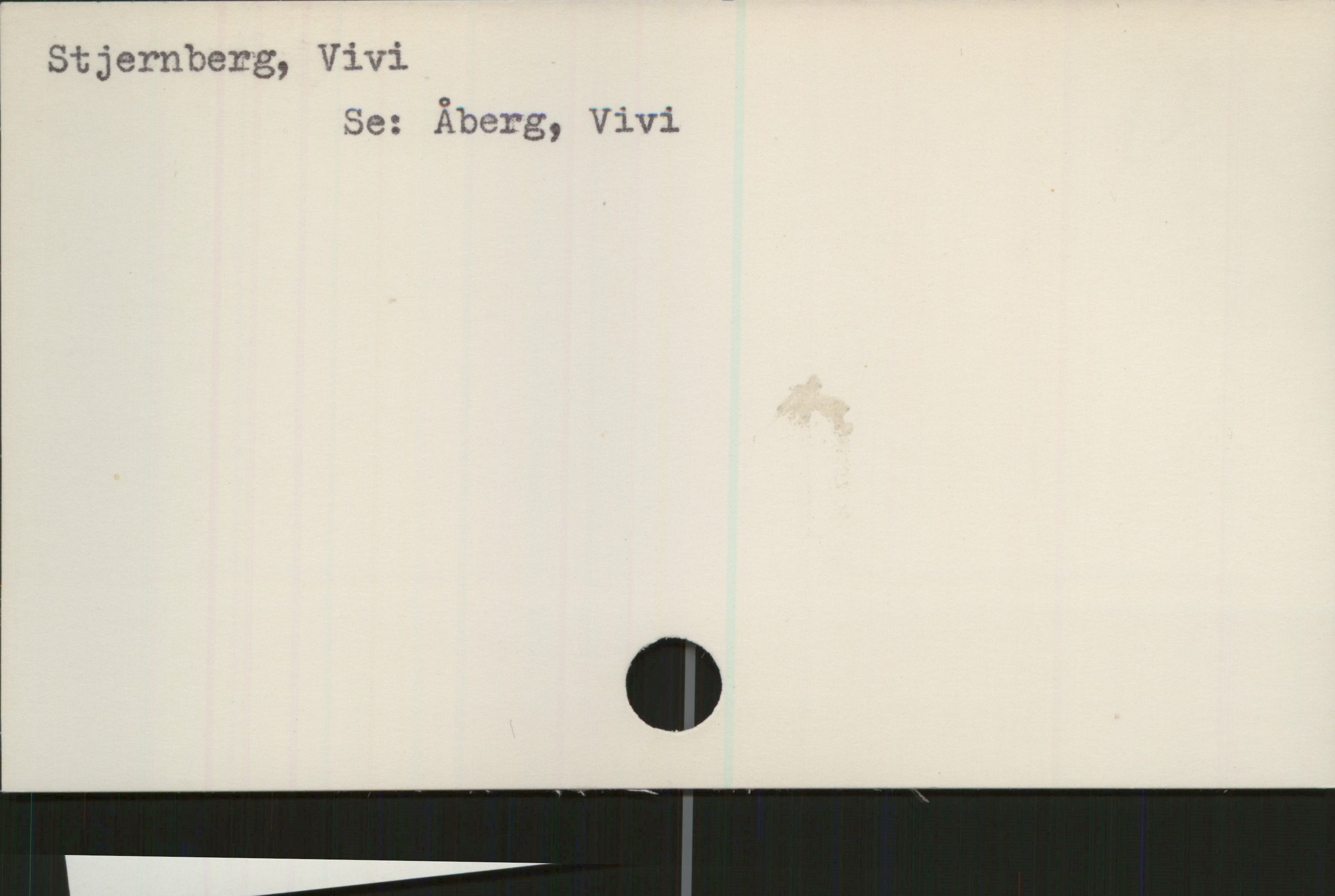  Stjernberg, Vivi
Se: Aberg, Vivi

