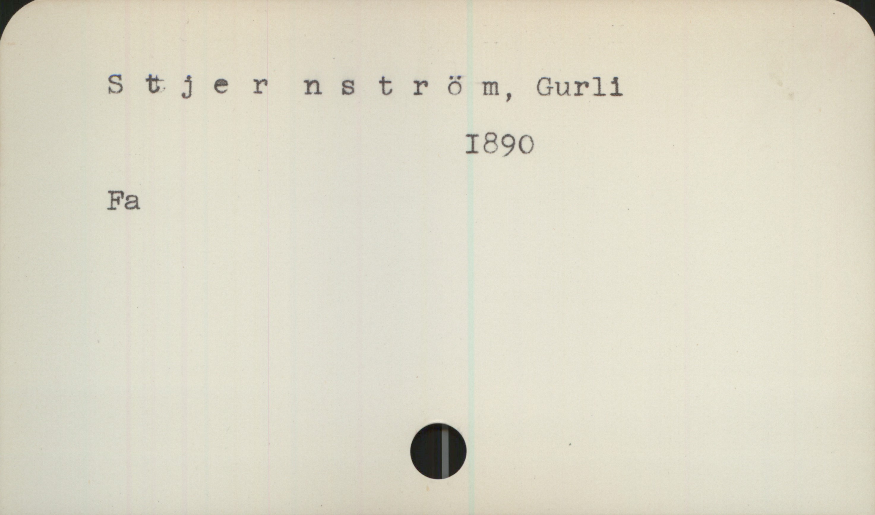 S tzjernstr 6 m, Gurli
1890
Fa

