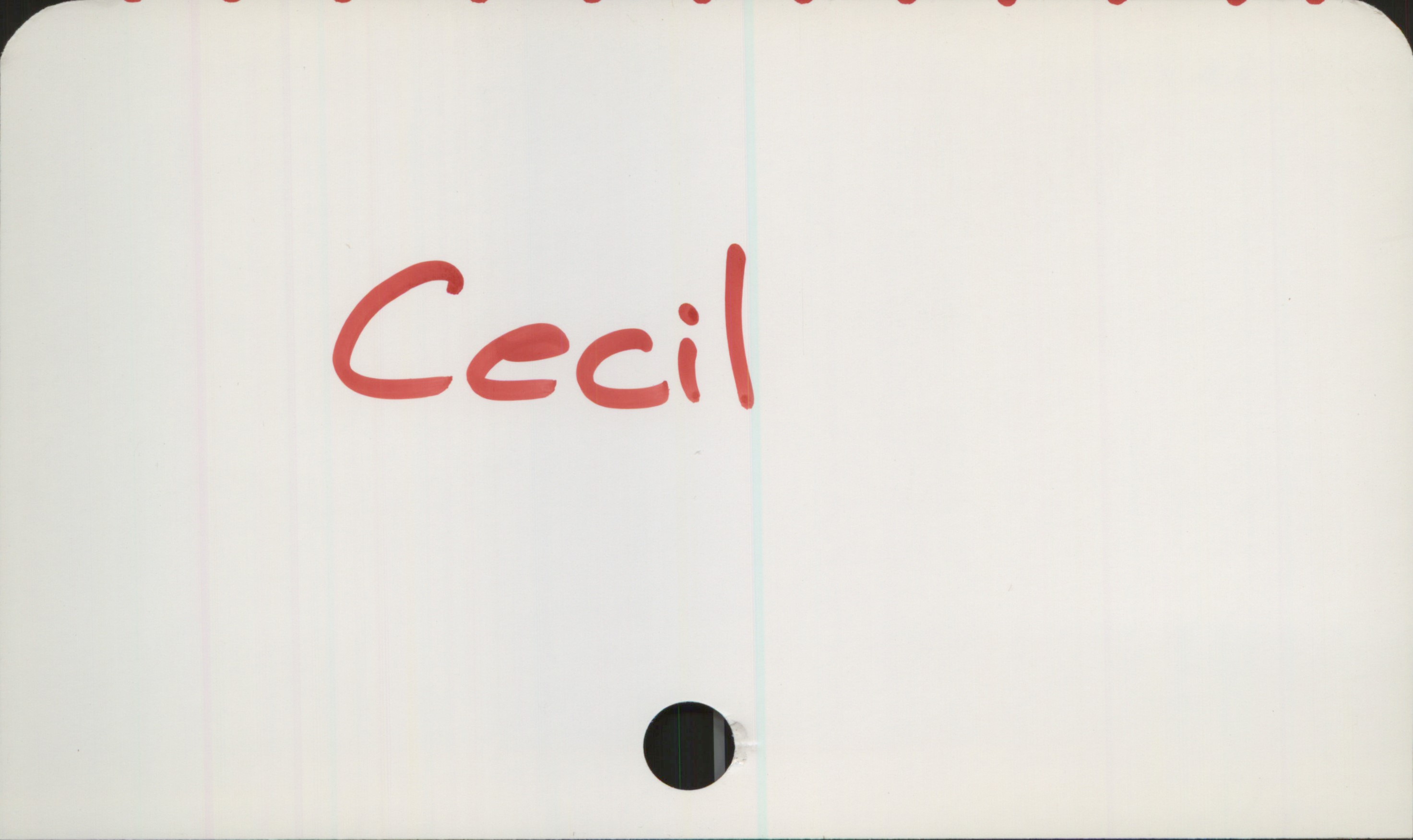 Cecil Cecil