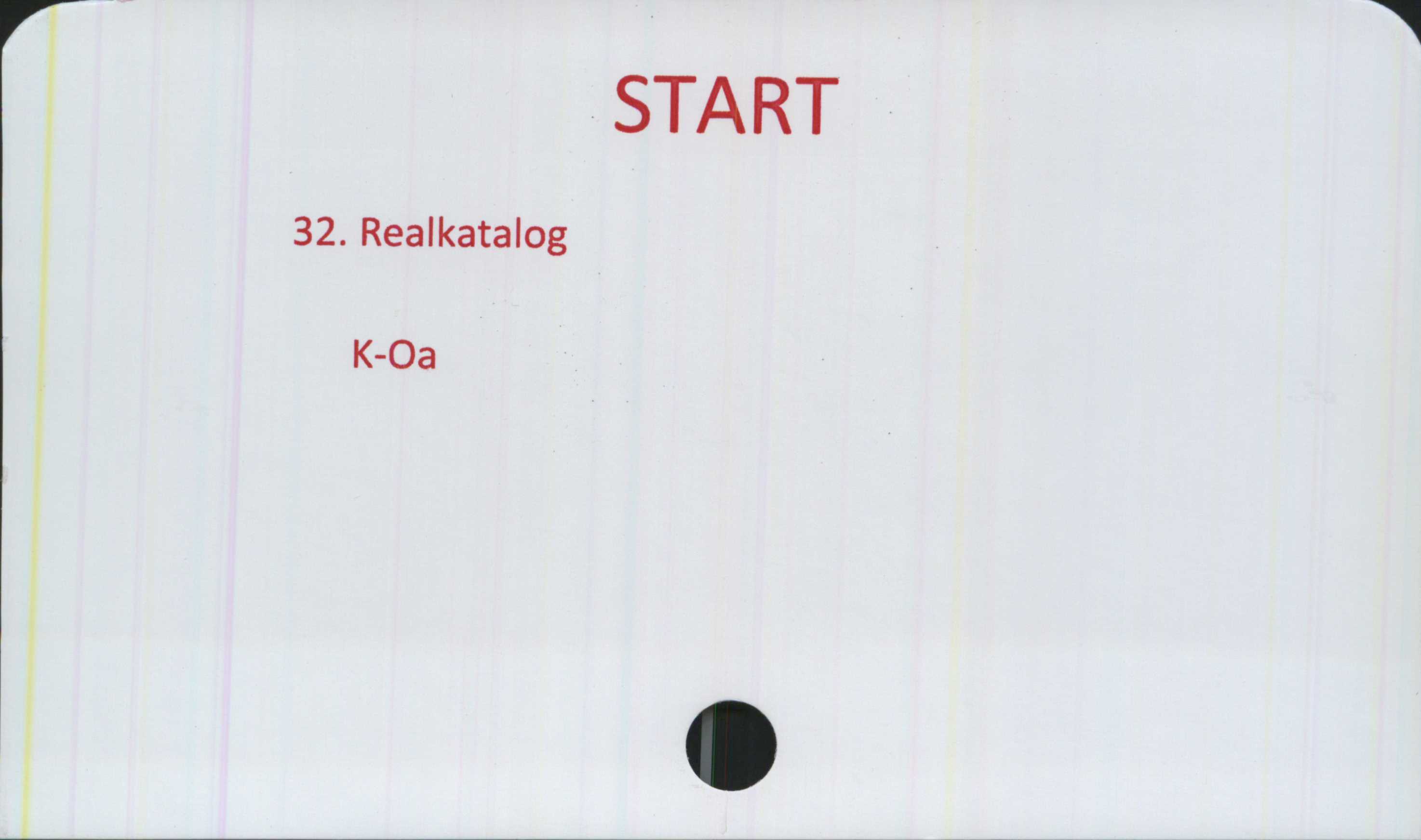  ﻿START

32. Realkatalog