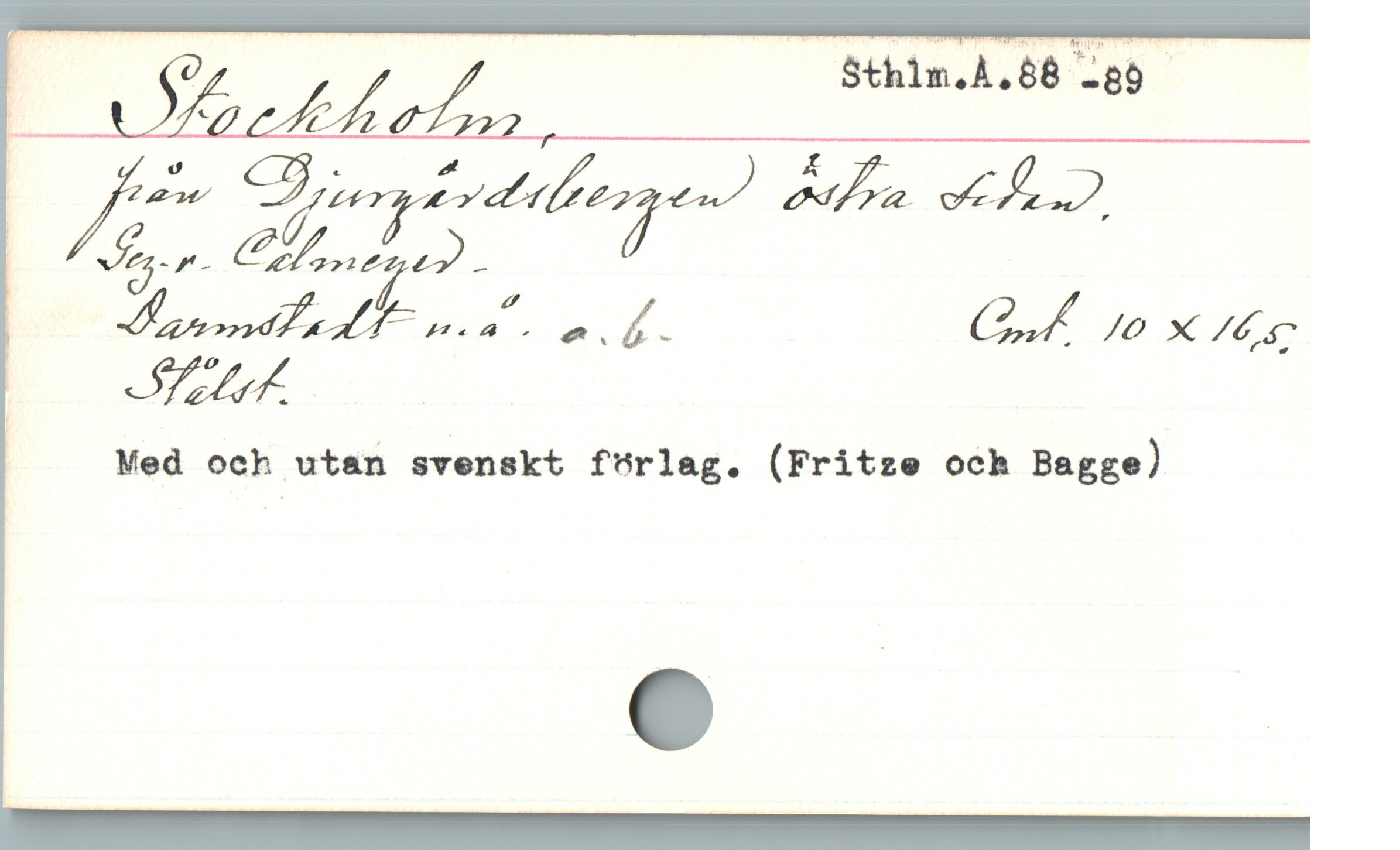  , ; j :1 Sthim.A.868 -59
/,:,/ Cå/mf;w;%%) ol Ia Hl
— é'/w?»,
BU I - sn n d- Gu o x Ia
TC .
| Med och utan svenskt furlag. (Fritze och Baggo)

e _
