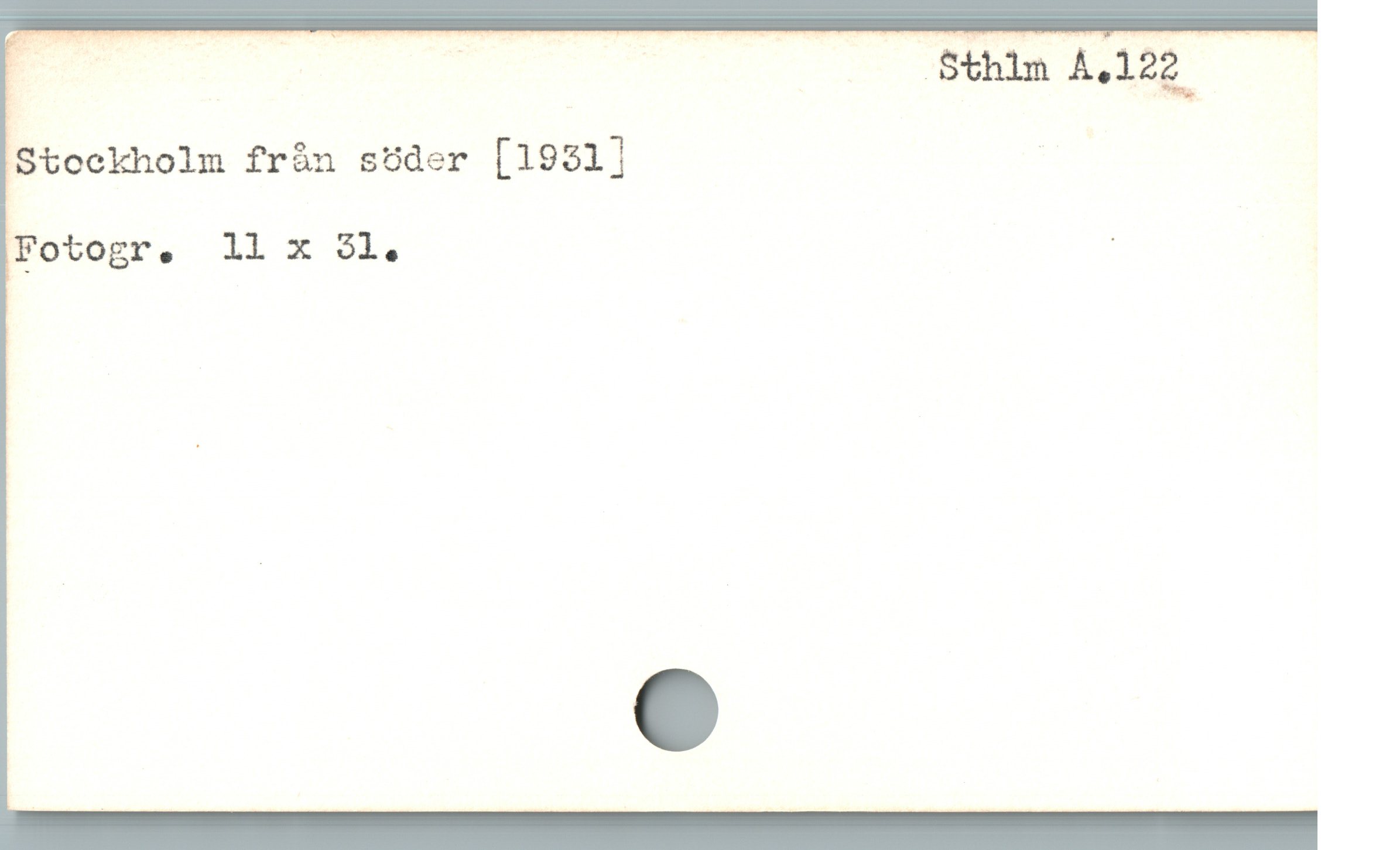  g | E SRS AOT
Stockholm från söder [1931] |
Fotogr. 1l x 351. |
