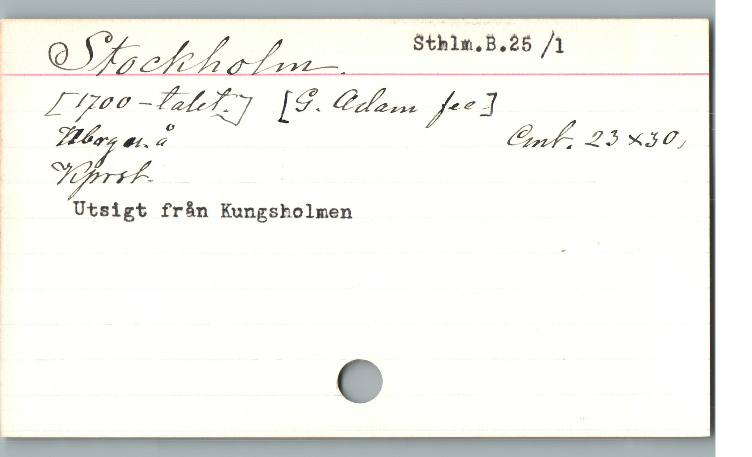  ! T L-——
%/7% z M / Ia 23 AIG
T ET. !
Zt:;;f frán Kungsholmen
|
