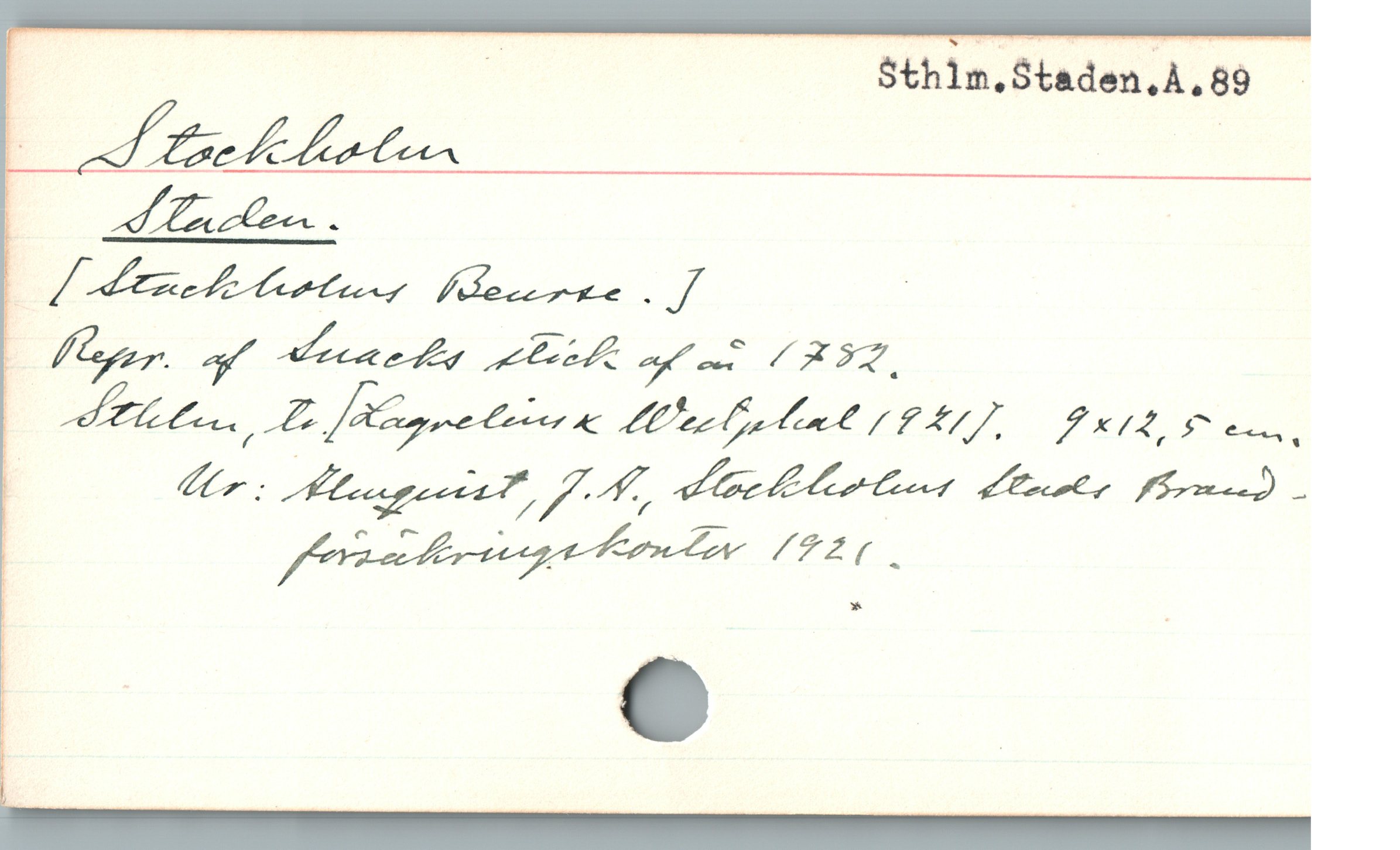  | : | Sthlm.Staden.A.89 -
E VL -—.

Nlpr. A Metat Ea o g n IT

| EL E I r at t u n ] PL | Pdb P aca
