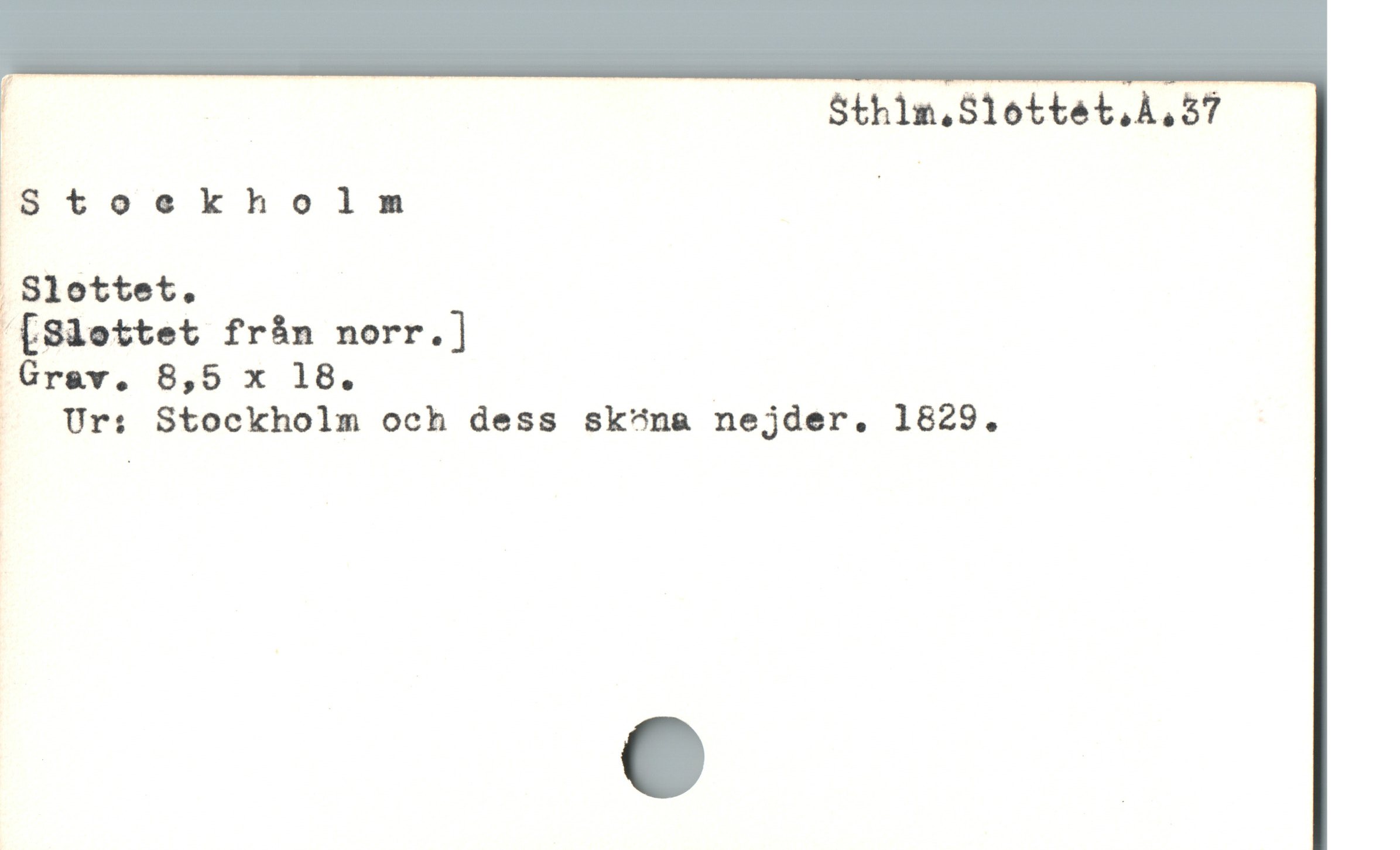  / . Sthlm,Slottet,À,.57 ——
Stoekholm |

'Slettetc

['E'—Biittot frán norr.]

[Gro.v. 8,5 x 18. |

.. Ur: Stockholm och dess sk?^na nejder. 1829.
