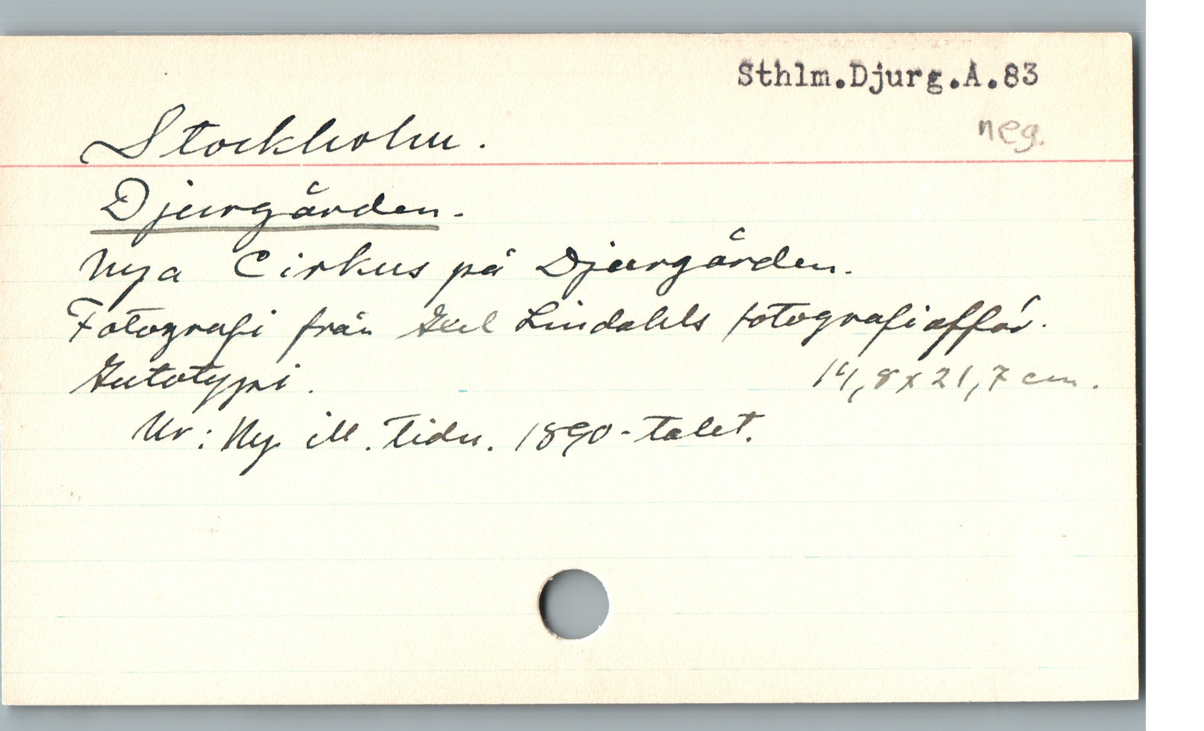  | Sthlm.Djurg.A.83
W - P
b z Jf t Rb t W%&f
/ZEZ:;L/. : A FX ALRAUM.
1 44«/9, M u , EE UI
. |
