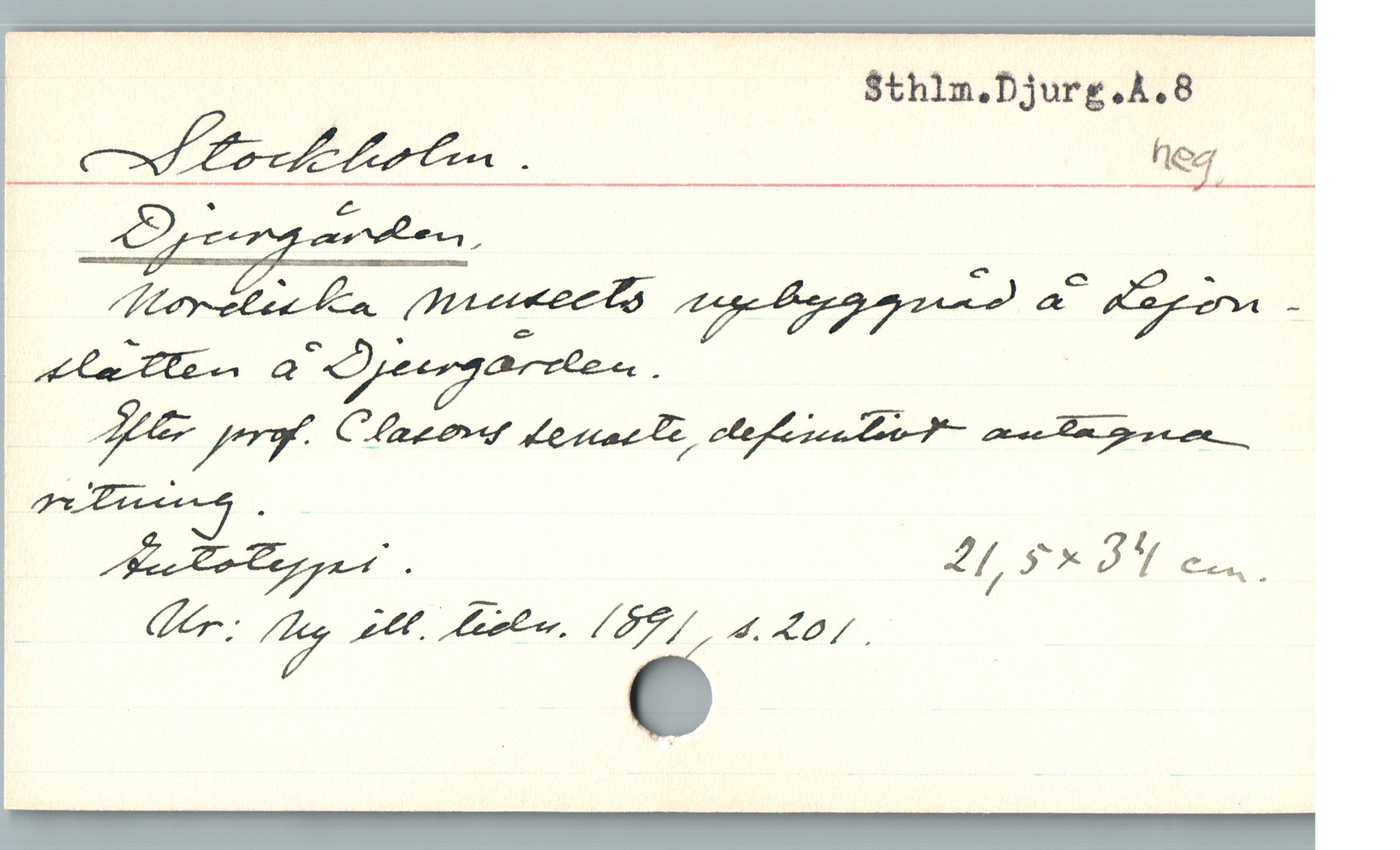  Sthlm.Djurg . A.8
or Ra . N
»&# e SIG
lRR aoå/;o?cu—:&u; ; |
=— OJr Clacord leuae C o n a P n g
o E 4 P* ec
Gu ? P /276/1.10/.
