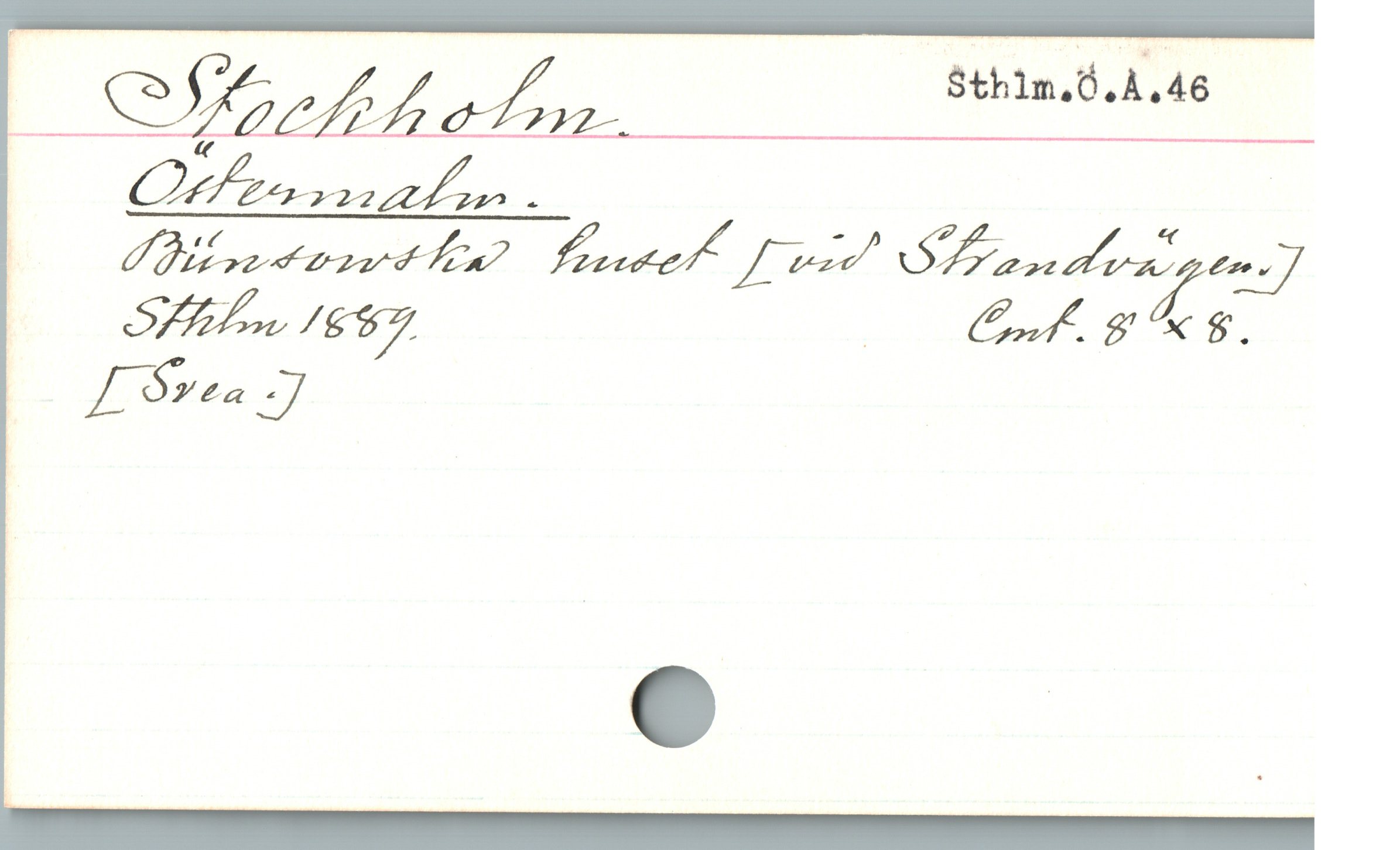  ** Qf 2 2 / Sthlm.Ö.ÅS.Åö
00 Éb 1857 -t H
