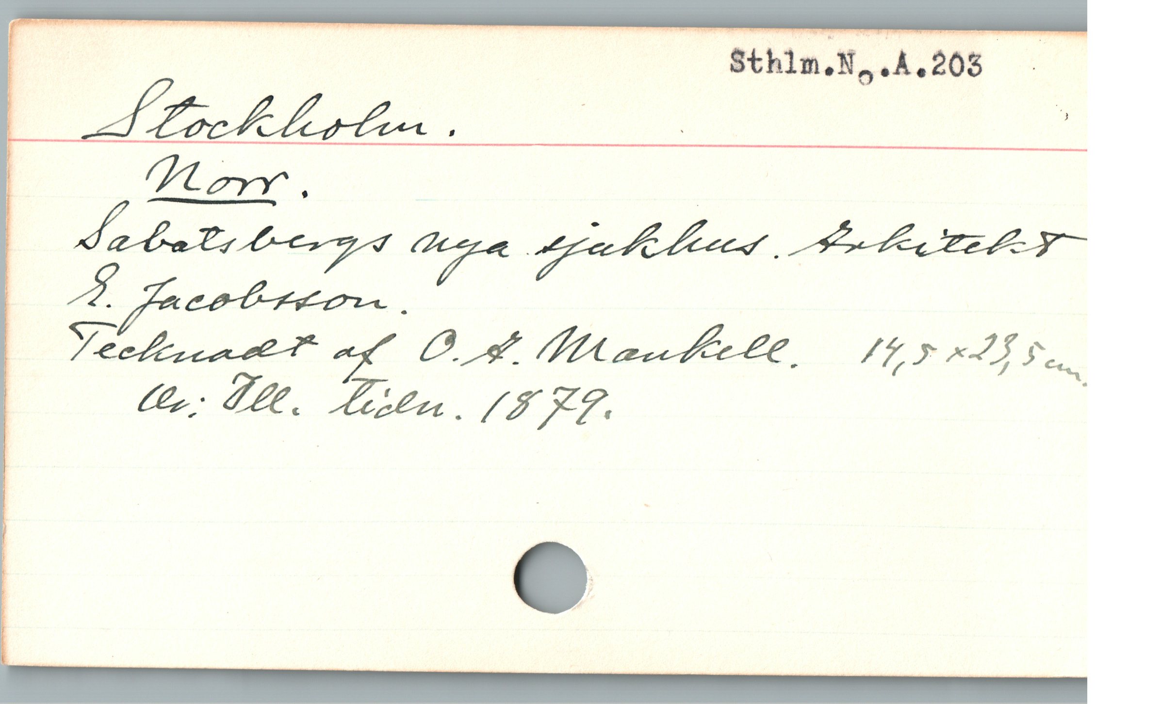 | ; ” Sthlm.N,.A.205 -
Gu U. le SA ER