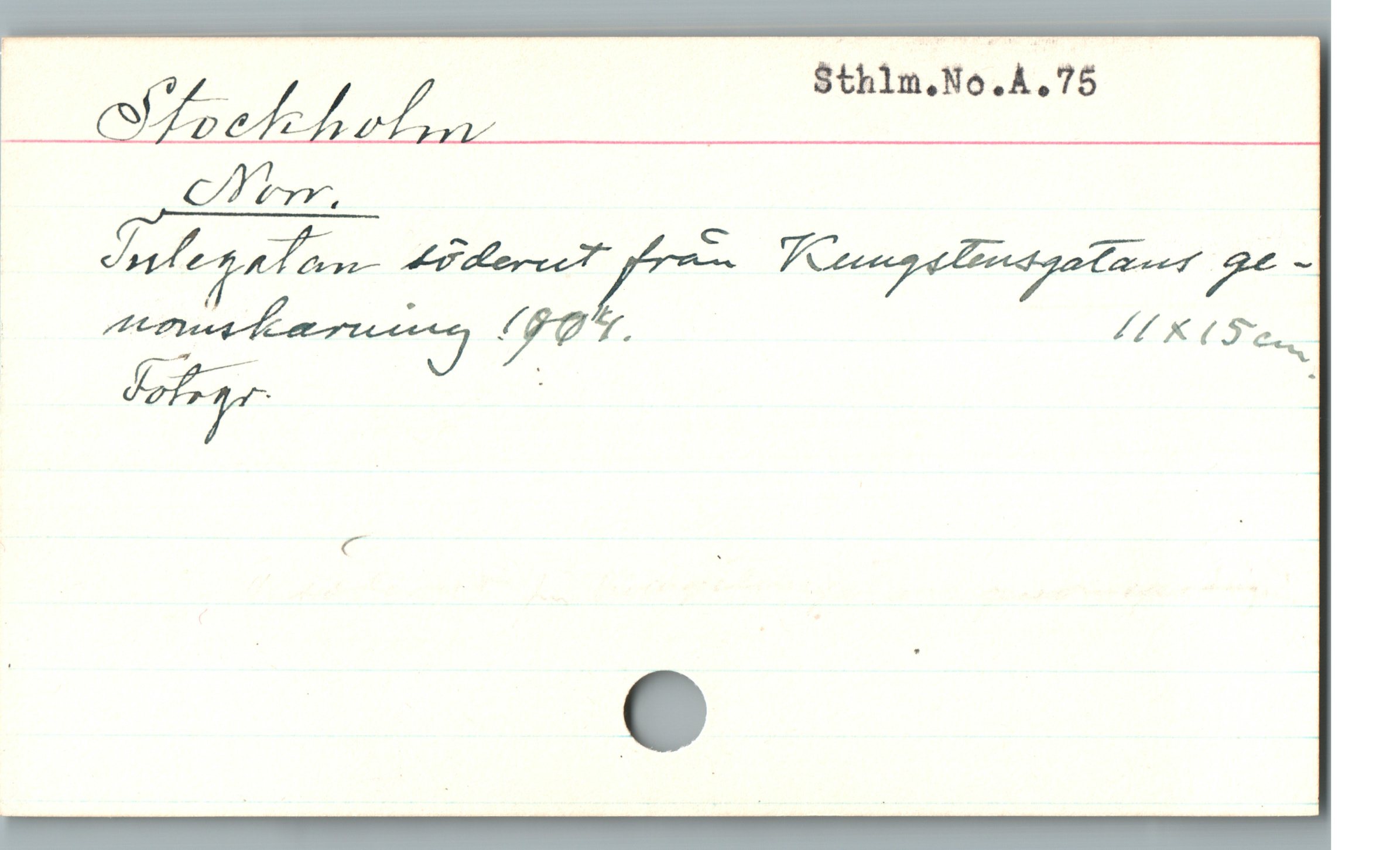 SA (y/ Pa Sthlm.No.À. 75
C22 eÓÁ,
W /ÅMMMÖ W? ACX /.)*,;_R
C : |
C