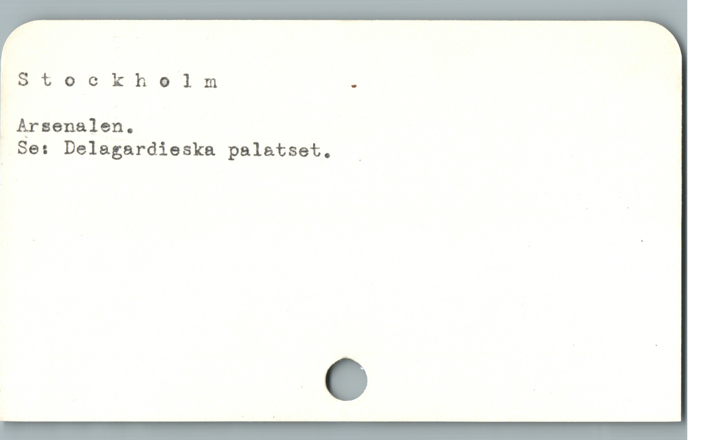  Stookhelnm "
 Arsenalen.
. Set: Delagardieska pal&etset. -
