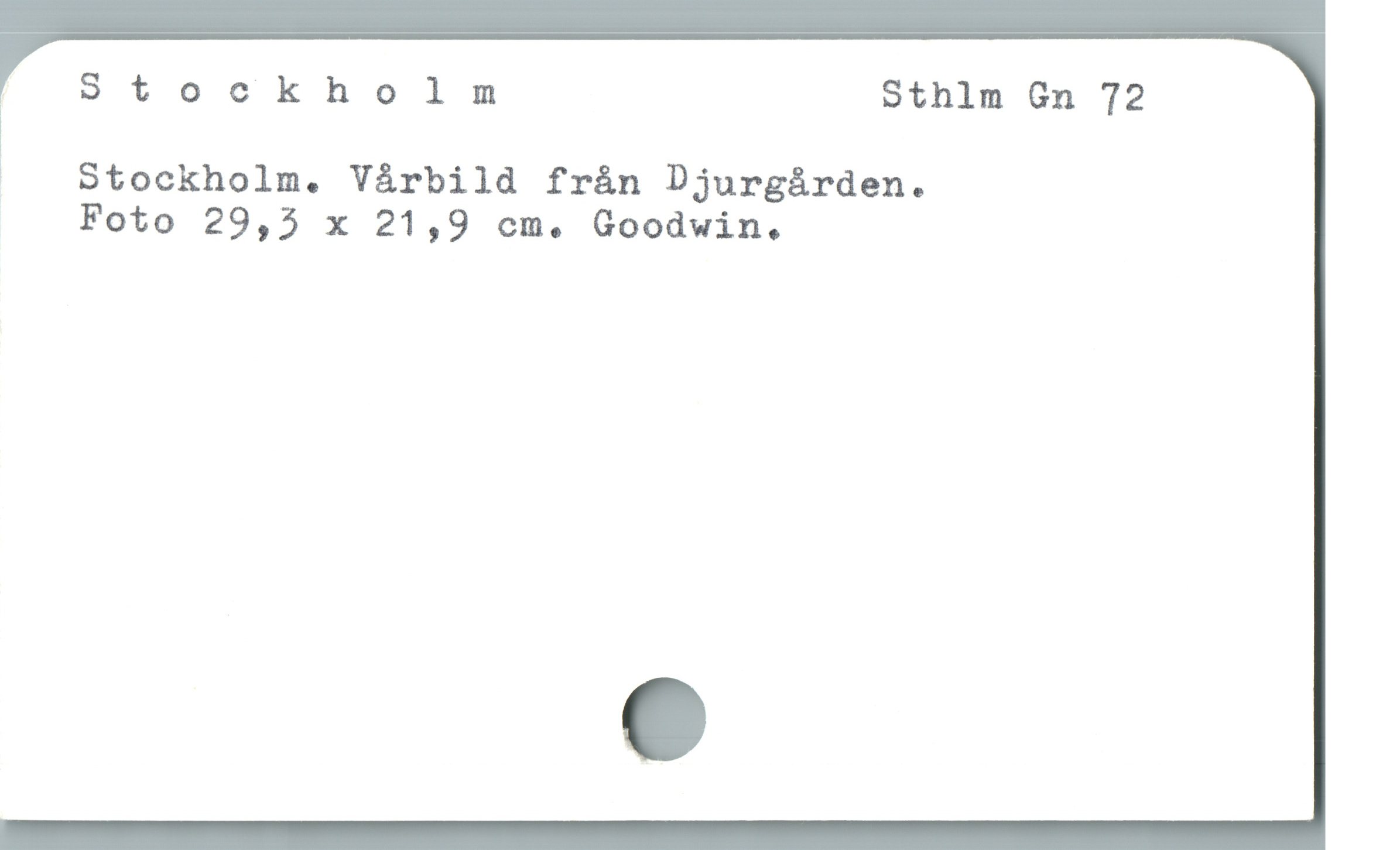  ! Stockholm Sthlm Gn 72
1
. . Stockholm. Várbild från Djurgárden.

Foto 29,5 x 21,9 cm. Goodwin.
