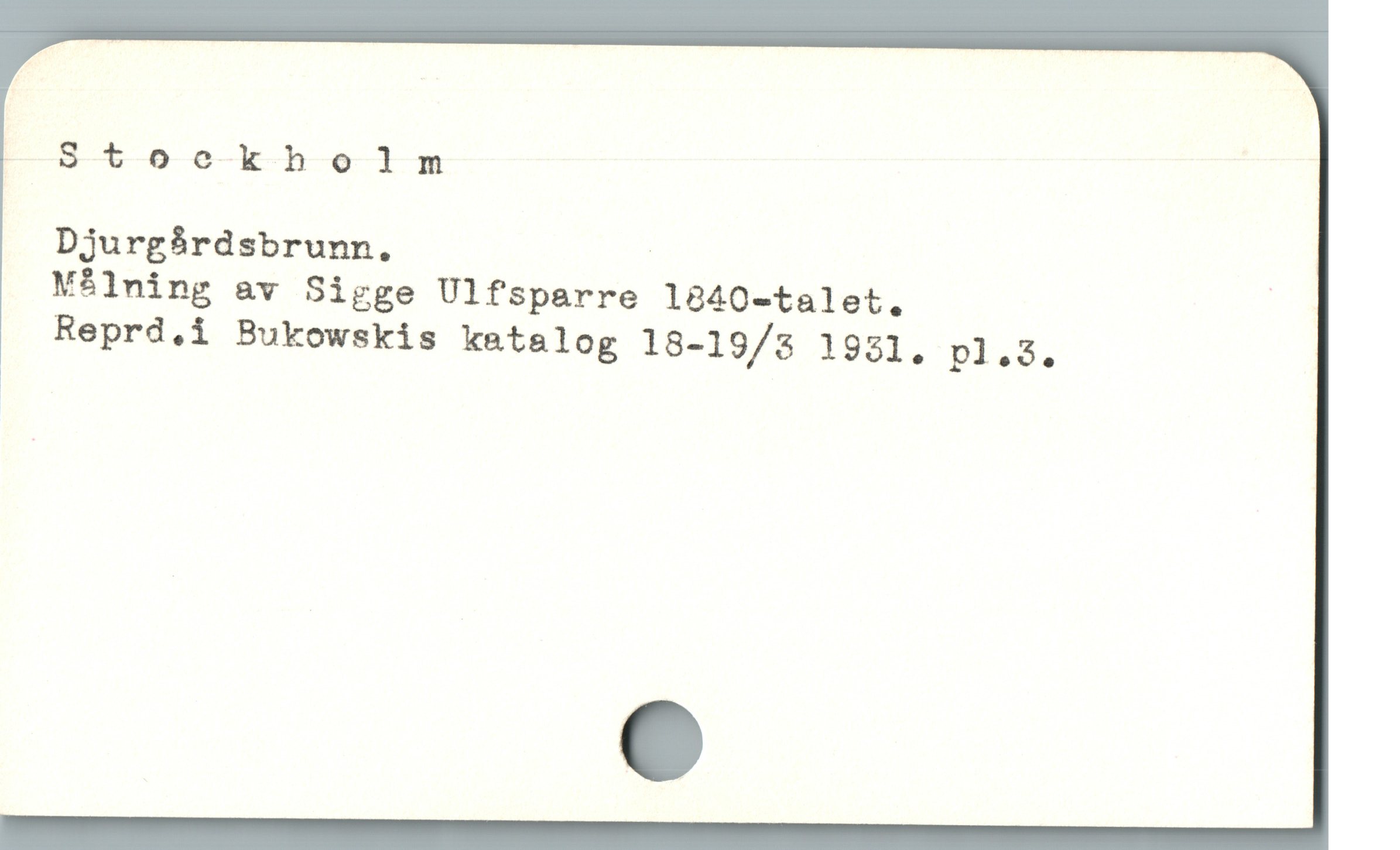  [—39—t.6-e-k-h-e-1—m
Djurgárdsbrunn. | |
Målning av Sigge Ulfsparre 1840-talet.
Reprd.i Bukowskis katalog 18-19/3 1931. ph5.

1
