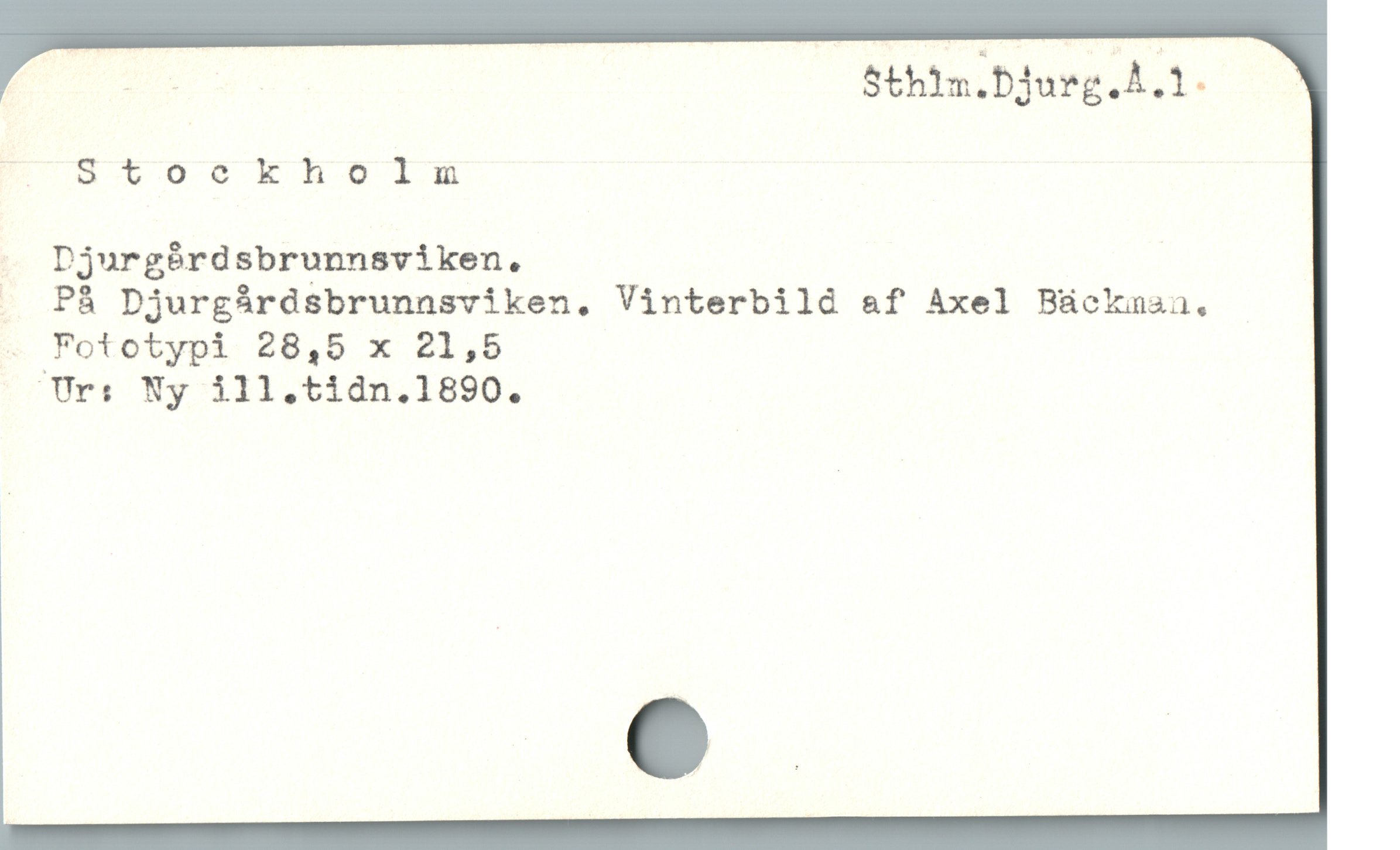  EO Sthin.Diurg.A.l. ——
" Stookholu
DjurgBrdsbrunnsviken.
. PÀ Djurgárdsbrunnsviken. Vinterbild &f Axel Bückuaa,
« Fototypi 28,5 x 21,5
UVr:i Ny i11.tidn.1890.

