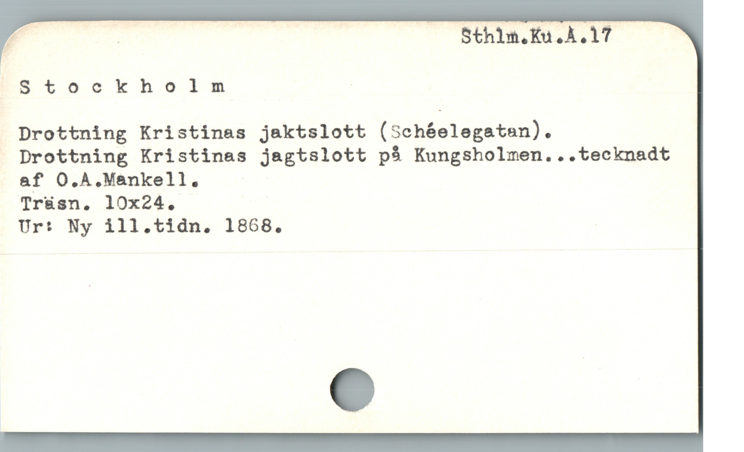  — RR | —— Bthim.KuLA.1T.
^Stockholm |
Drottning Kristinas jaktslott (Schéelegatan).
Drottning Kristinas jagtslott pà Kungsholmen...tecknadt
af O.A,.M&nkell, |
Trüsn, 10x24,
Ur: Ny ill.tidn. 1868. -
y C
|
