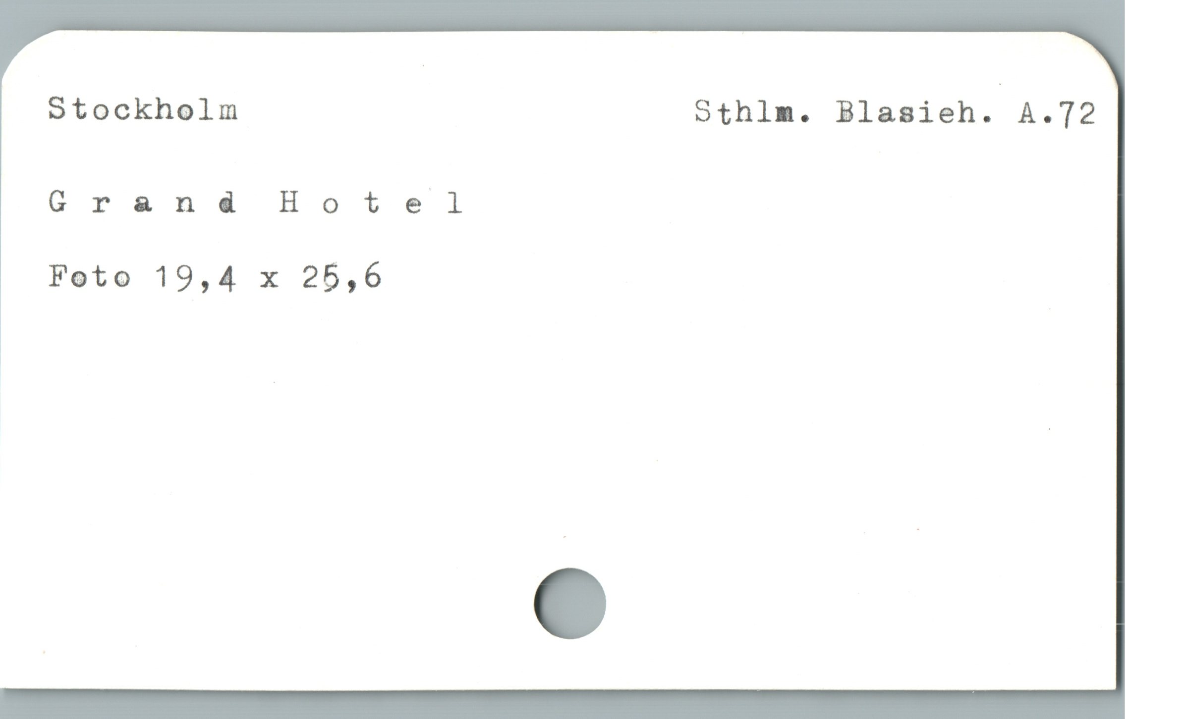  Siscikhelm Sthlm. Blasieh. A.T2
Grand Hotel1l
Foto 19,4 x 25,6
