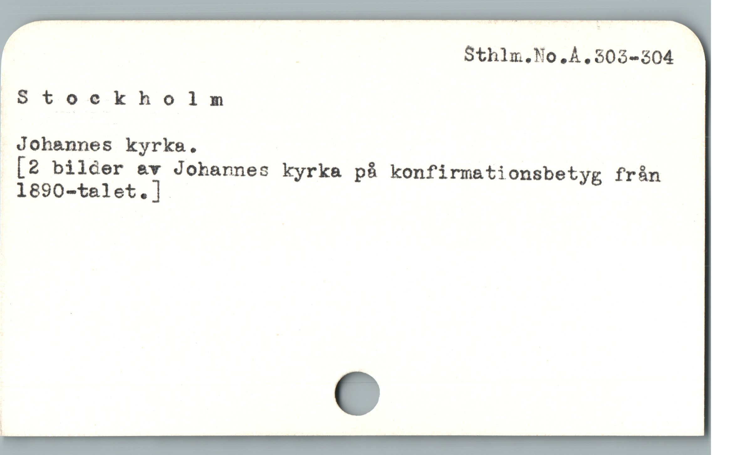  Stockholm
Johannes kyrka.
[2 bilder &v Johannes kyrka pà konfirmationsbetyg frán
| 1890-talet.]
|
