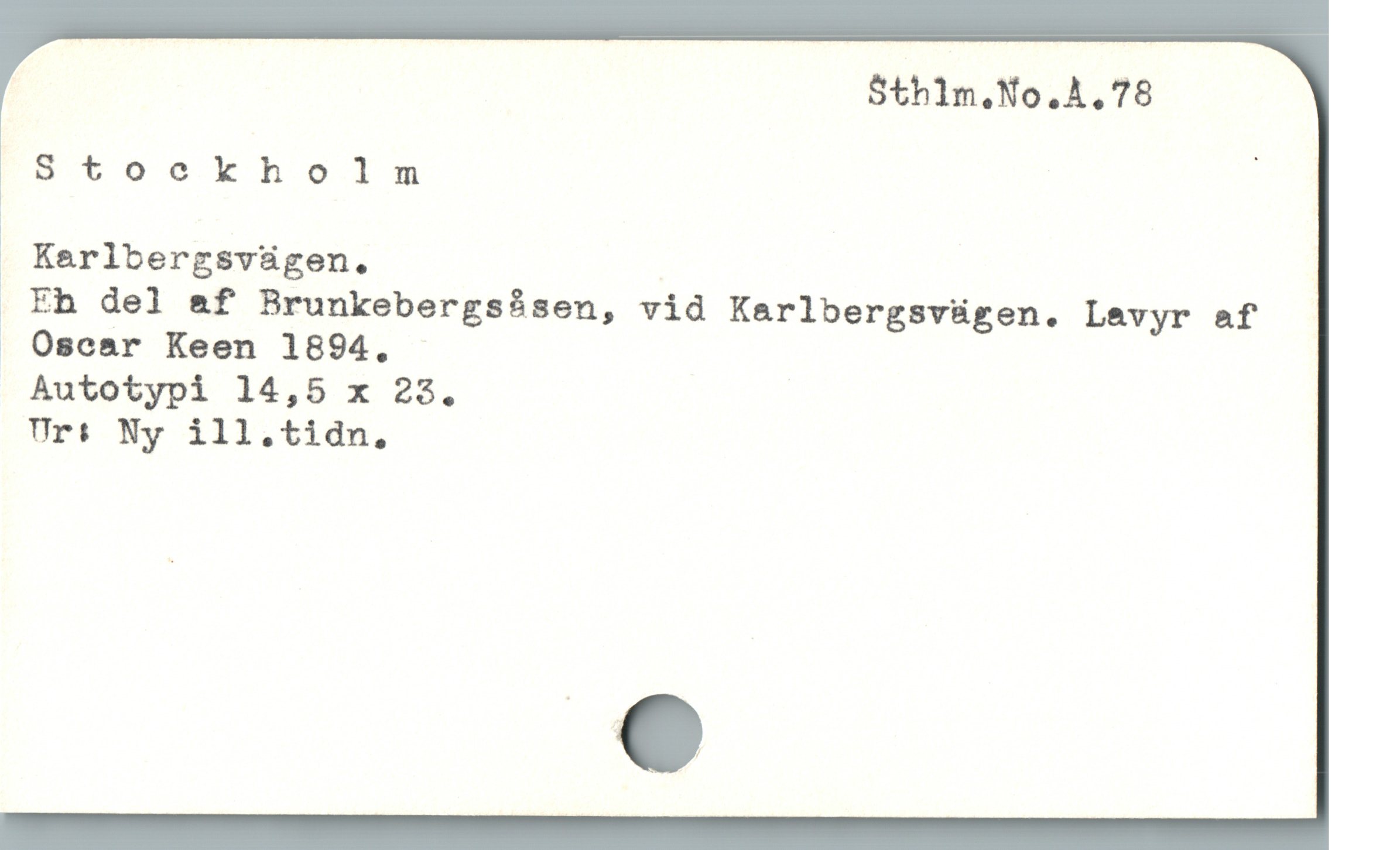 "Stoeckholn |
|
ä Kearlbergsvügen.
. Eh del &f Brunkebergsósen, vid Karlbergsvügen. Lavyr af
. Osear Keen 1894,

Autotypi 14,5 x 23.

Ur: Ny ill.tidn,
