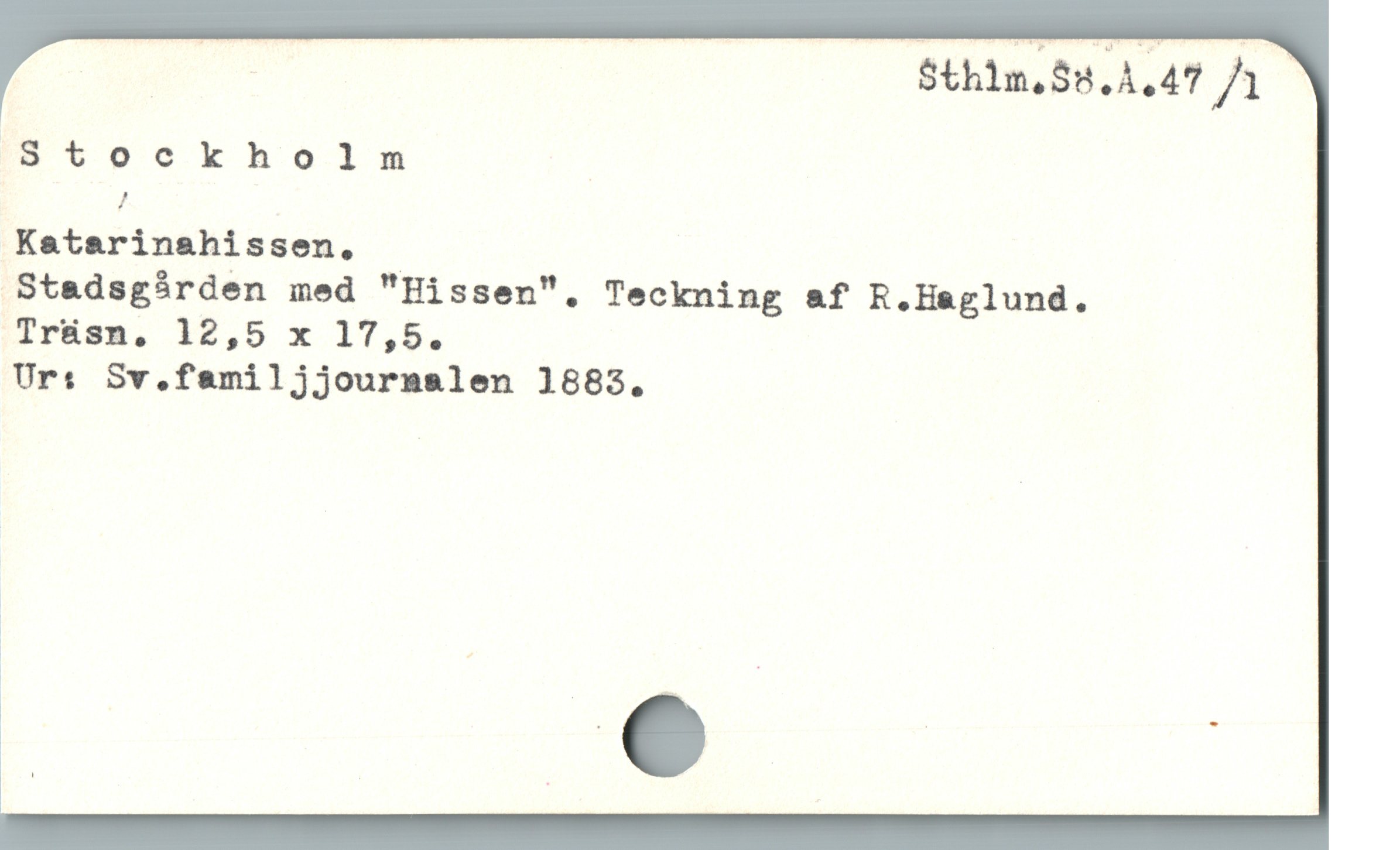  TT ; Sth1m,S8.4,47 /

FUv 5,^o0khóolnxn |
/

Katerinshissen,. -
Stadsgárden med "Hissen", Teckning af R.Haglund.
Trüsm. 12,5 x 17,5.
Ur: Sv.familjjournmslen 1883.,
d o
