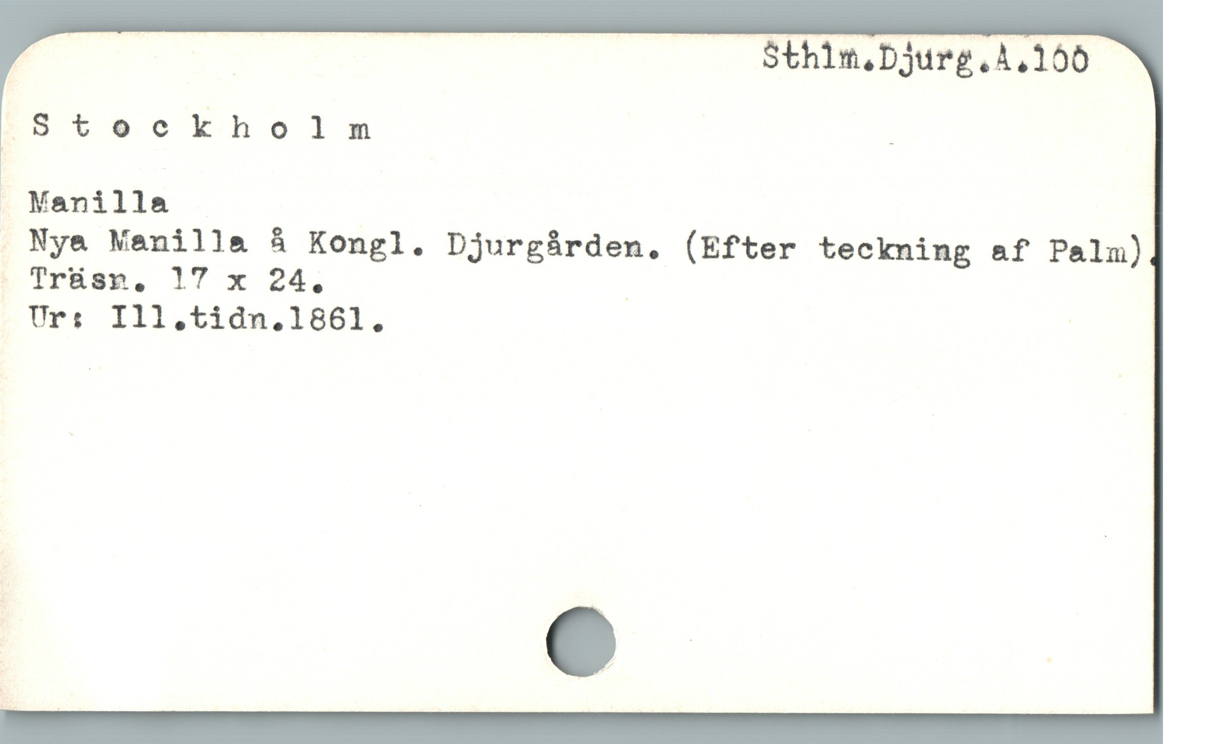  p | .. Sthin.Djurg.1,150
|Steckholm _
oManilla
oNya Menilla & Kongl. Djurgárden. (Efter teckning &f Palm)
t Trhsm, 17 x 24, _

Urs I1l,.tidn.1861. |
