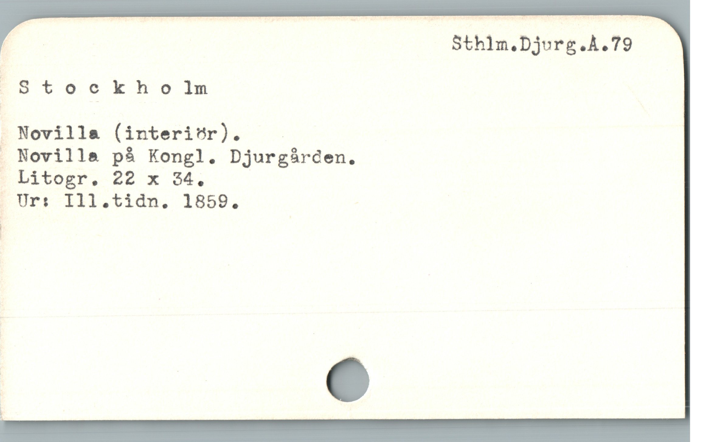  cJqc!tockho ln

. Novilla (interi'r). |

. Novilla pà Kongl. Djurgàrden.
|Litogr. 22 x 34. |

F Urs Ill.tidn. 1859.

|
