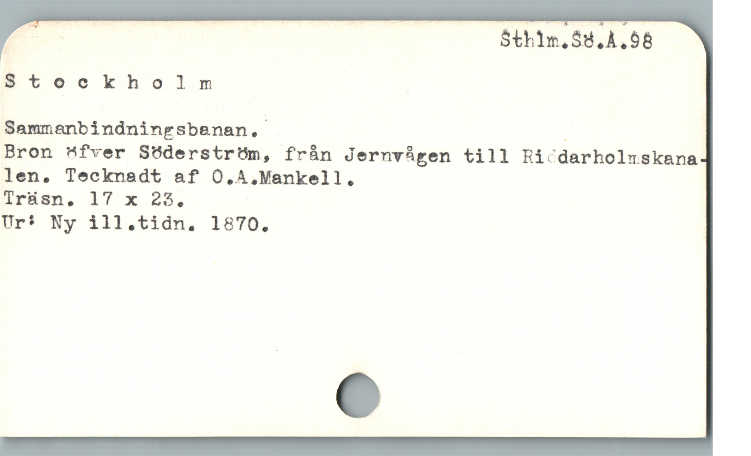  RRR N V
Stockholm

Sammanbindningsbanan.;v .

Bron nfver Söderström, frán Jernvügen till Ricdarholuskaena
len,. Tecknadt af O.A,Mankell.

irásn, 17 x 283,

Ur* Ny ill.tidn, 1870.
