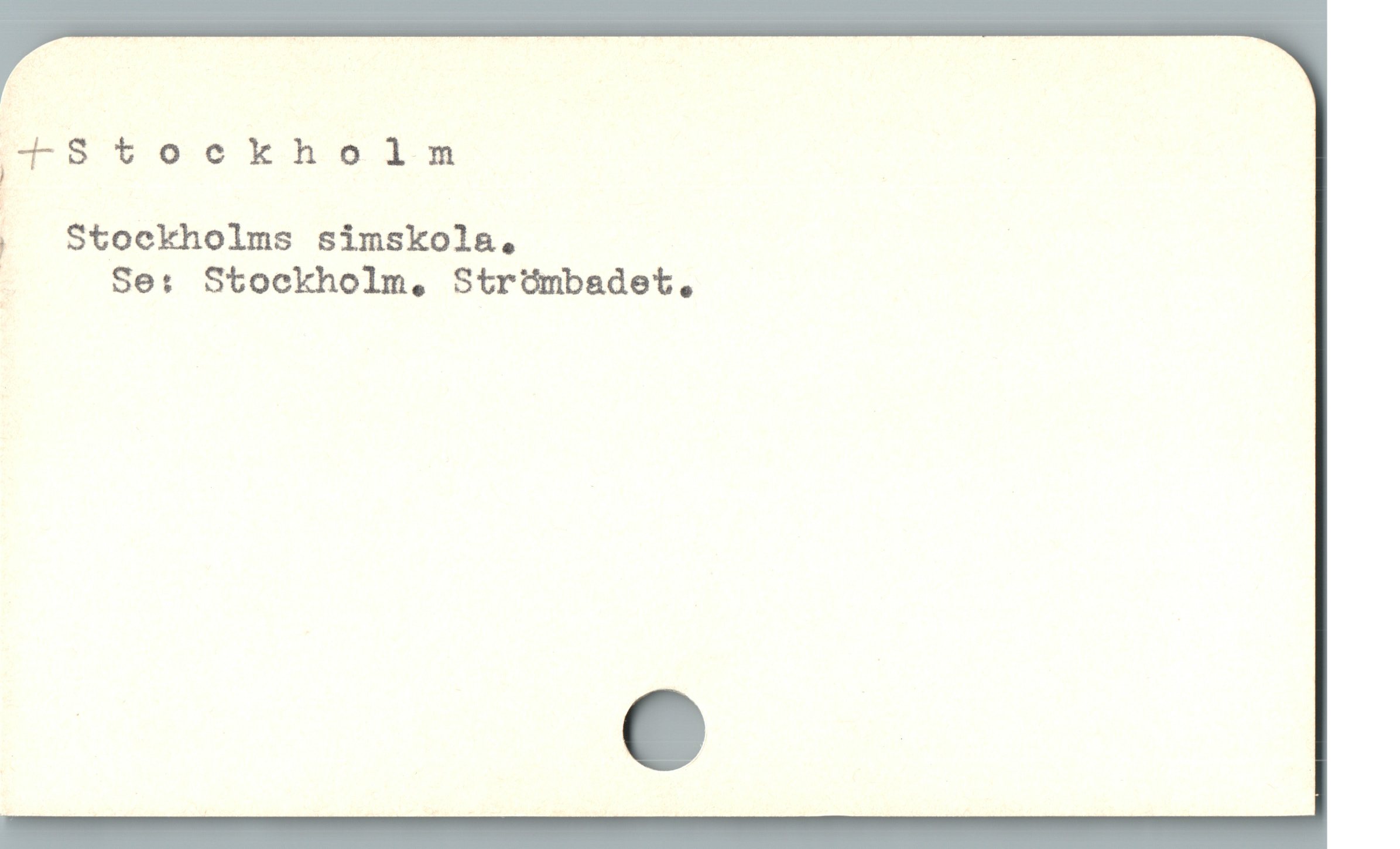  ;-i-stockhol-m

|

,  Stockholms simskola.,

! Se: Stockholm, Stróómbadet,
