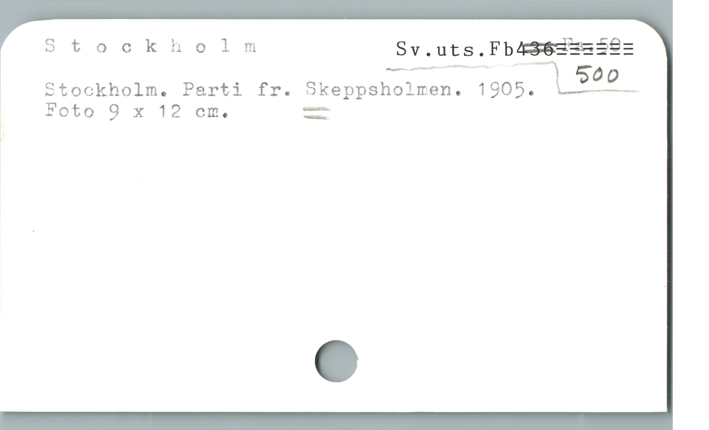  Stockholmn Sv.uts.Fb4zésSsszf-
Stockholm. Parti fr. S8keppsholmen. 1905. z 5__9____
w Foto 9 x 12 cm. —
