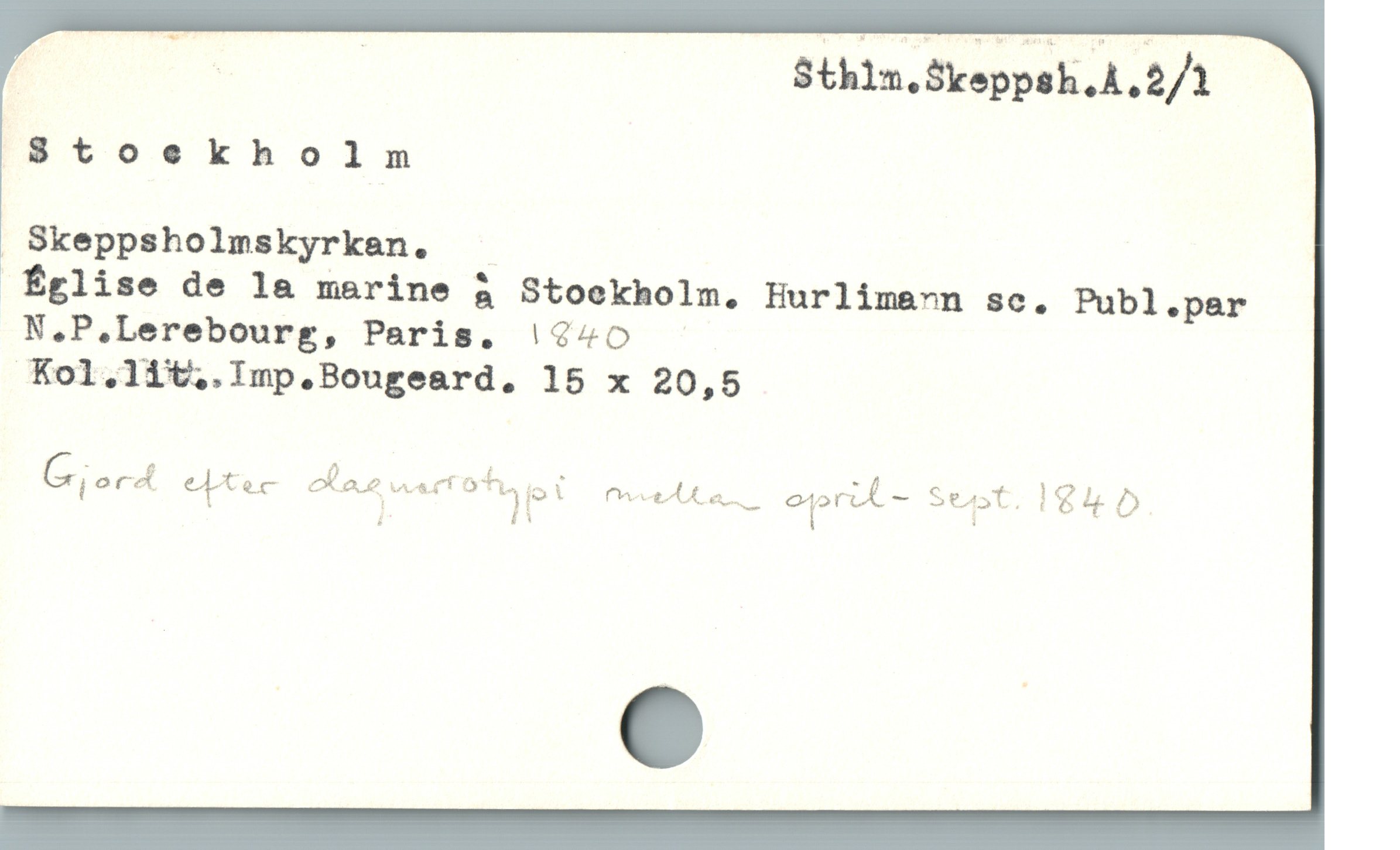  ! d | Stklm.SkeppaH.QA.å/l
8toekhol1 m
 Skeppsholmskyrken. -
 Église de la marine å Stoekholm. Hurlima"n sc. Publ.par
N.P,Lerebourg, Paris. !240
. Kol.lit,..Imp,.Bougeard. 15 x 20,5
G'"oraf e,(,»'"('o_r ÖQM vl 64&*) gu€ Mxe/(Å_.c?_,,.x__ O/ïor'l./ä*' SEZ,-—?;.T.. B(g*"f' Ö
