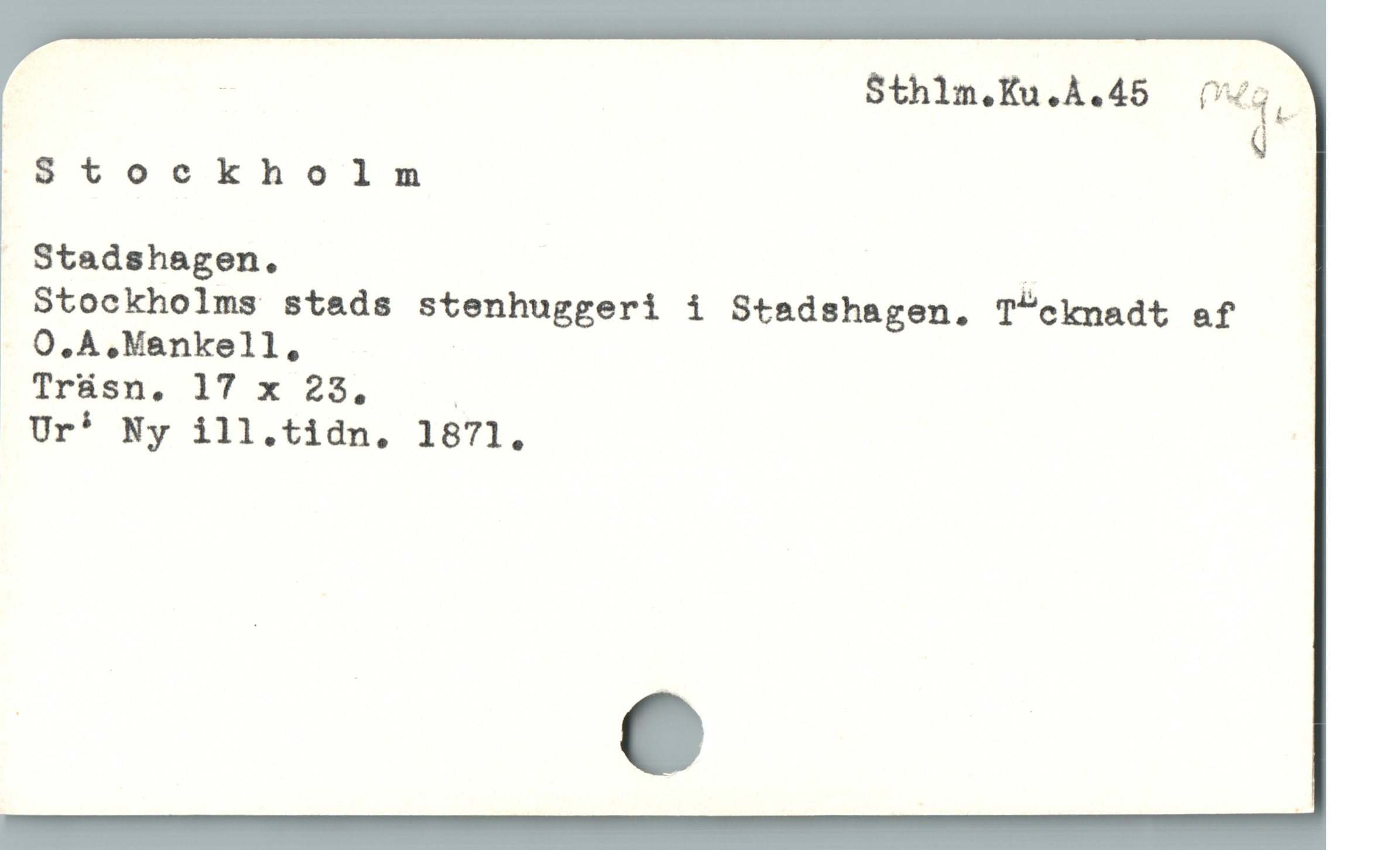  oStockholm
Stadshagen. :
Stockholms stads stenhuggeri i Stadshagen. T^cknadt af
0. A,Mankell, |

 Trüsn, 17 x 25., )
Ur Ny ill.tidn,. 1871.
