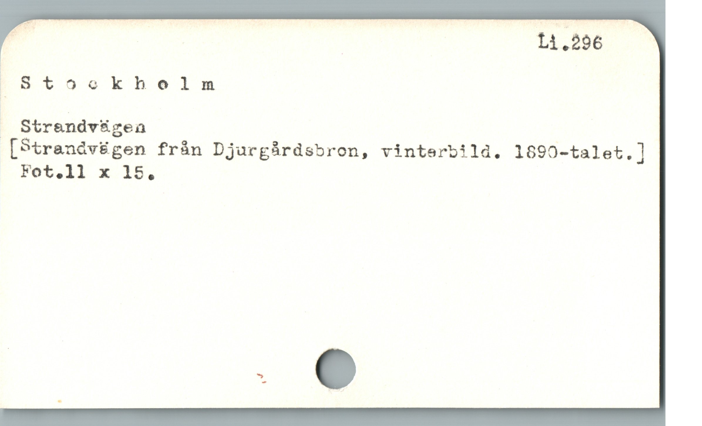  sd | 14,296

. Stockholmnm

| Strahdvägen !
[Straadvégen frán Djurgárdsbron, vinterbild. 1890-talet.]
Fot.ll x 15.
