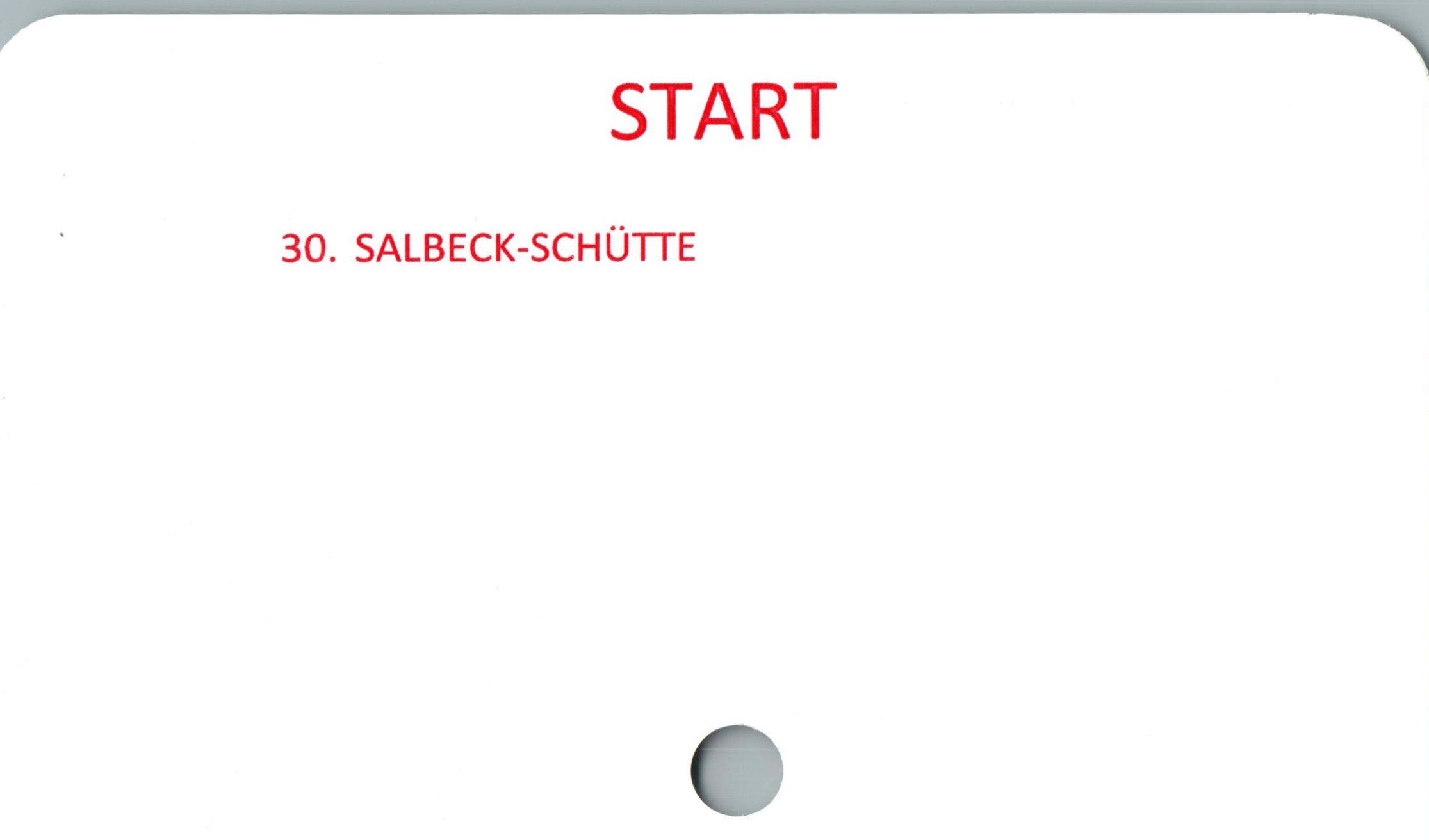  ﻿START

30. SALBECK-SCHUTTE